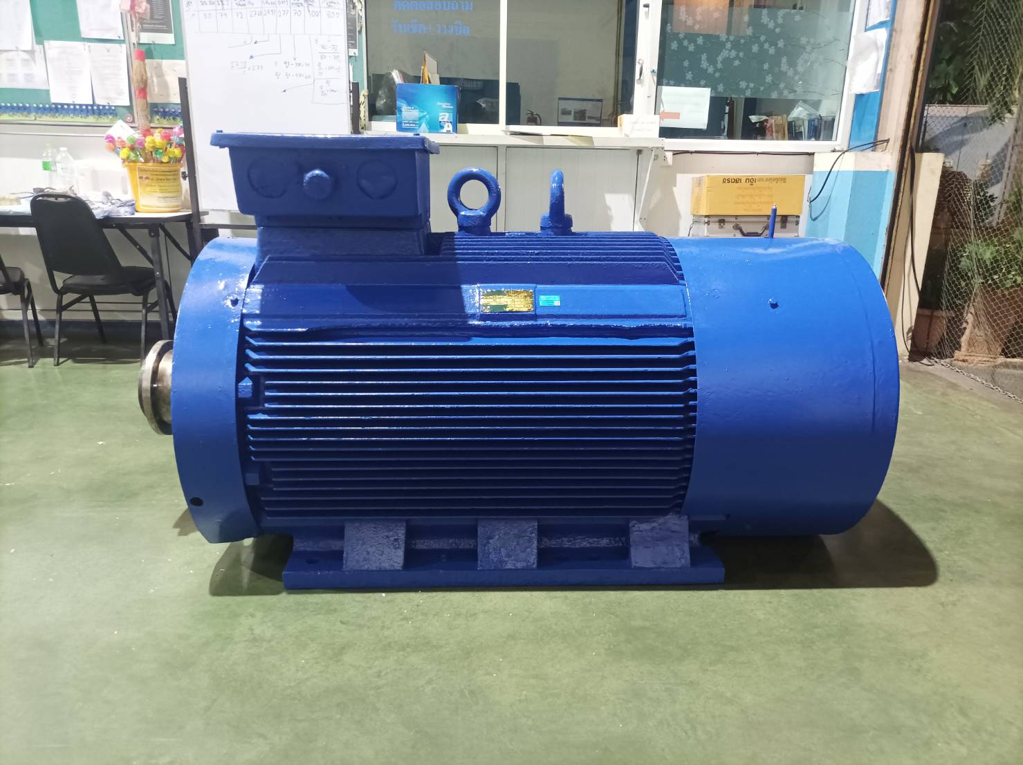 สภาพมอเตอร์ 315kW หลัง Overhaul และ Rewind เสร็จสมบูรณ์