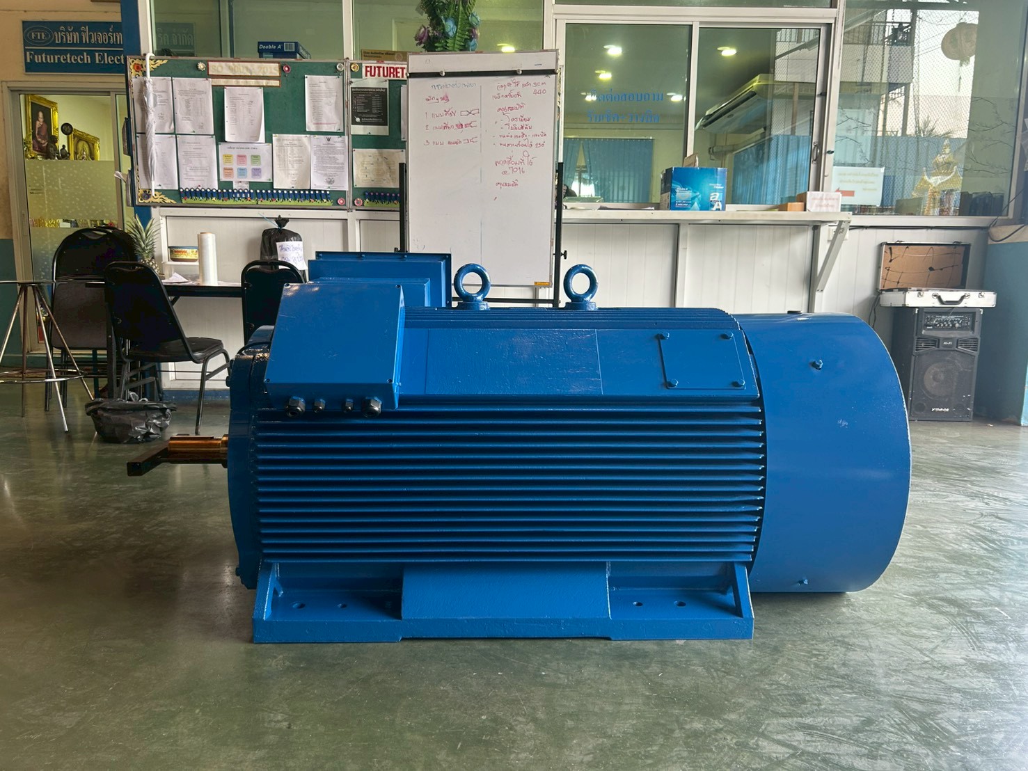 สภาพมอเตอร์ 500kW หลัง Overhaul เสร็จสมบูรณ์
